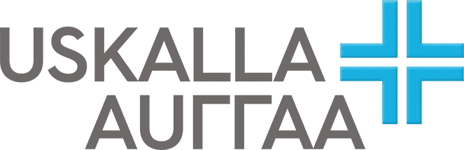 Uskalla Auttaa logo